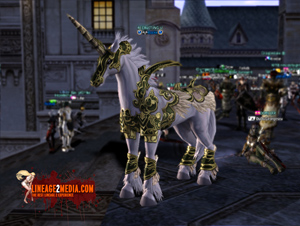 lineage 2 transformation unicorn drake dragon golem